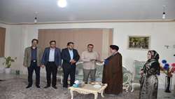 دیدار و تجلیل بازرس کل استان کهگیلویه و بویراحمد از خانواده های معظم شهدا /شهدا الگو و مایه افتخار ملتند